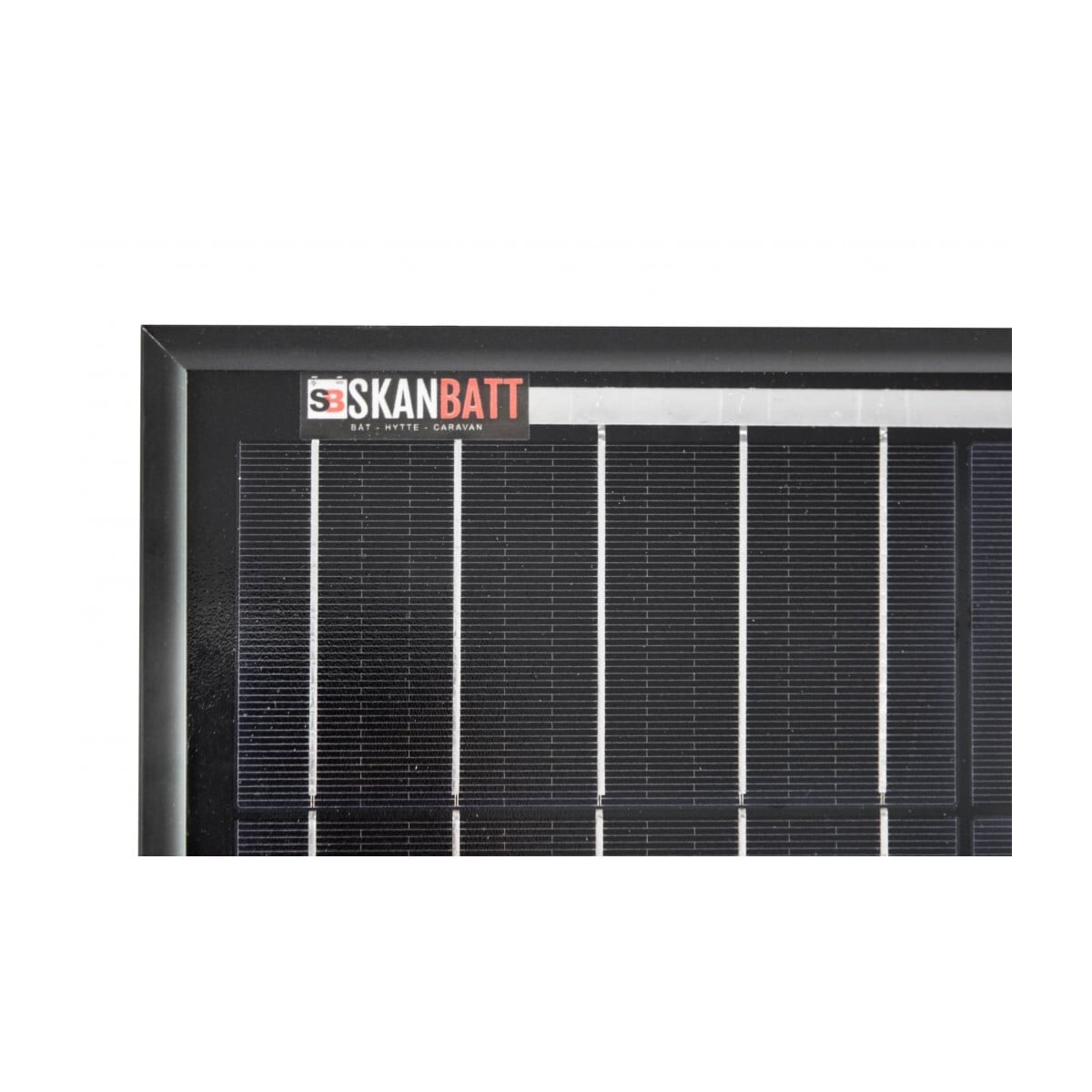SKANBATT Solcellepanel 110W - All Black - Mono - PERC - 1070x550x30mm