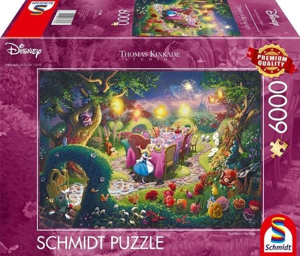Schmidt - Mad Hatter's Tea Party - Legpuzzel - 6000 stukjes - Disney Cartoon