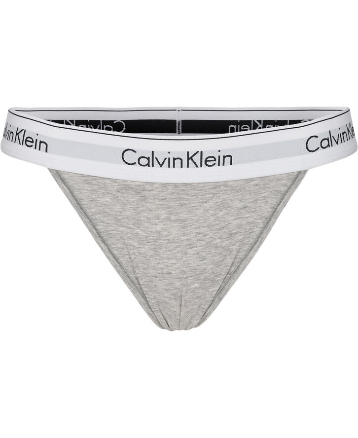 Calvin Klein High leg tanga panties Lysegrå