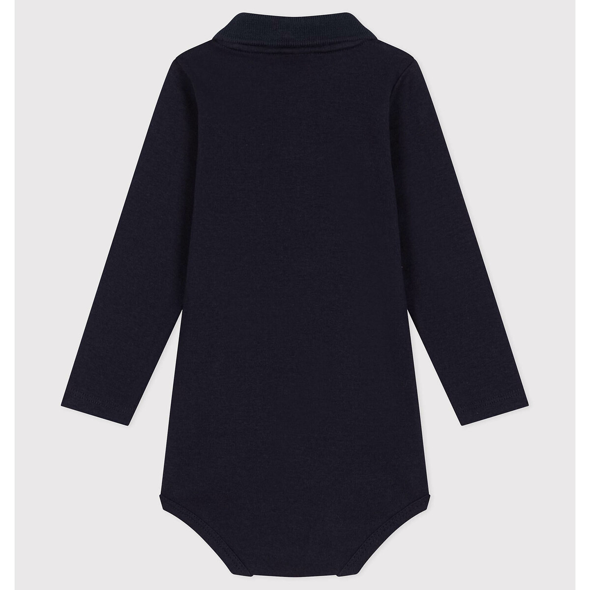 PETIT BATEAU<br>Macacão de manga comprida com gola polo