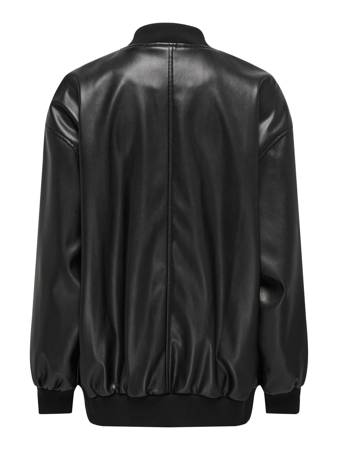 ONLINA Kunstlederjacke Black