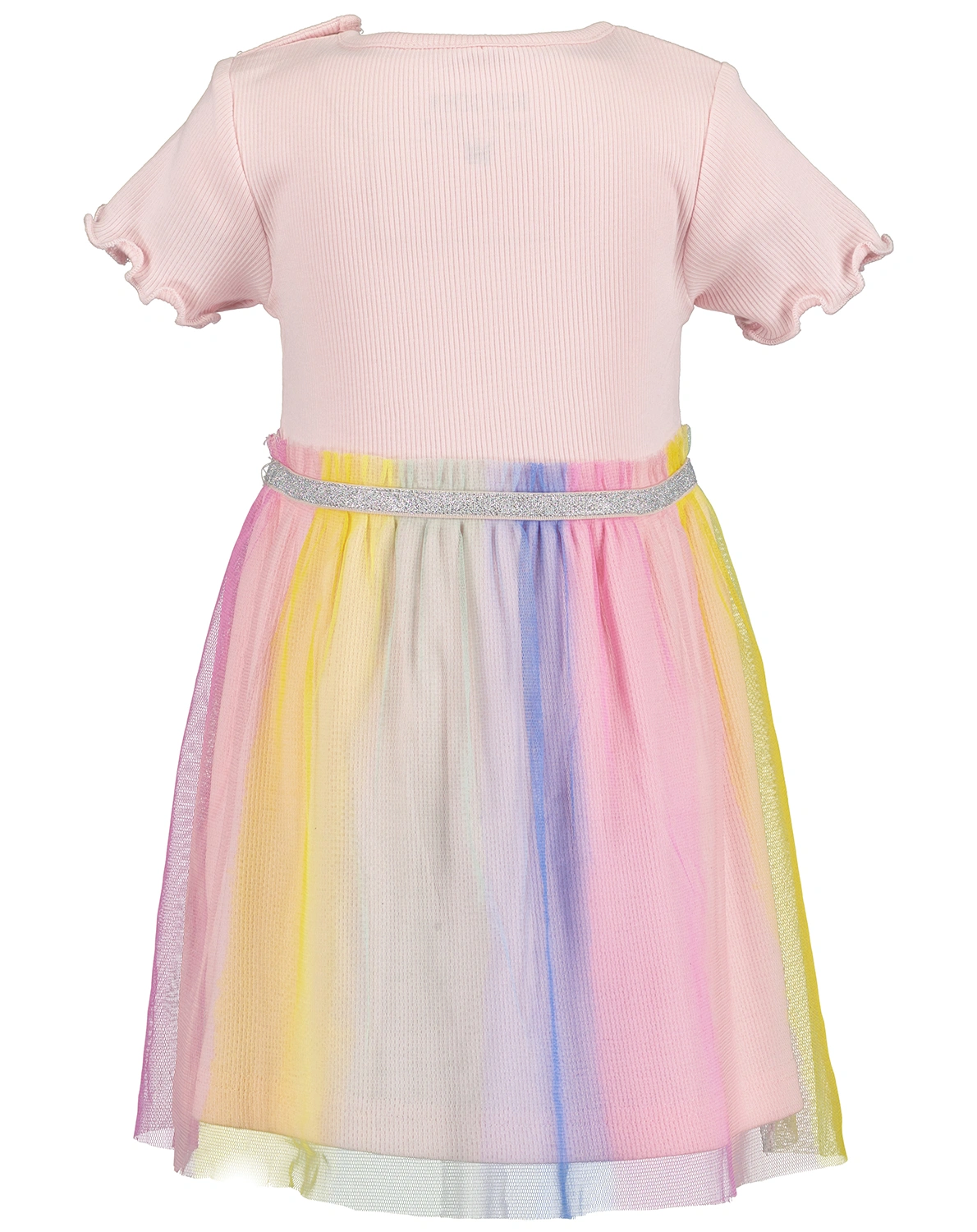 Kurzarm-Kleid RAINBOW DANCER in rosa