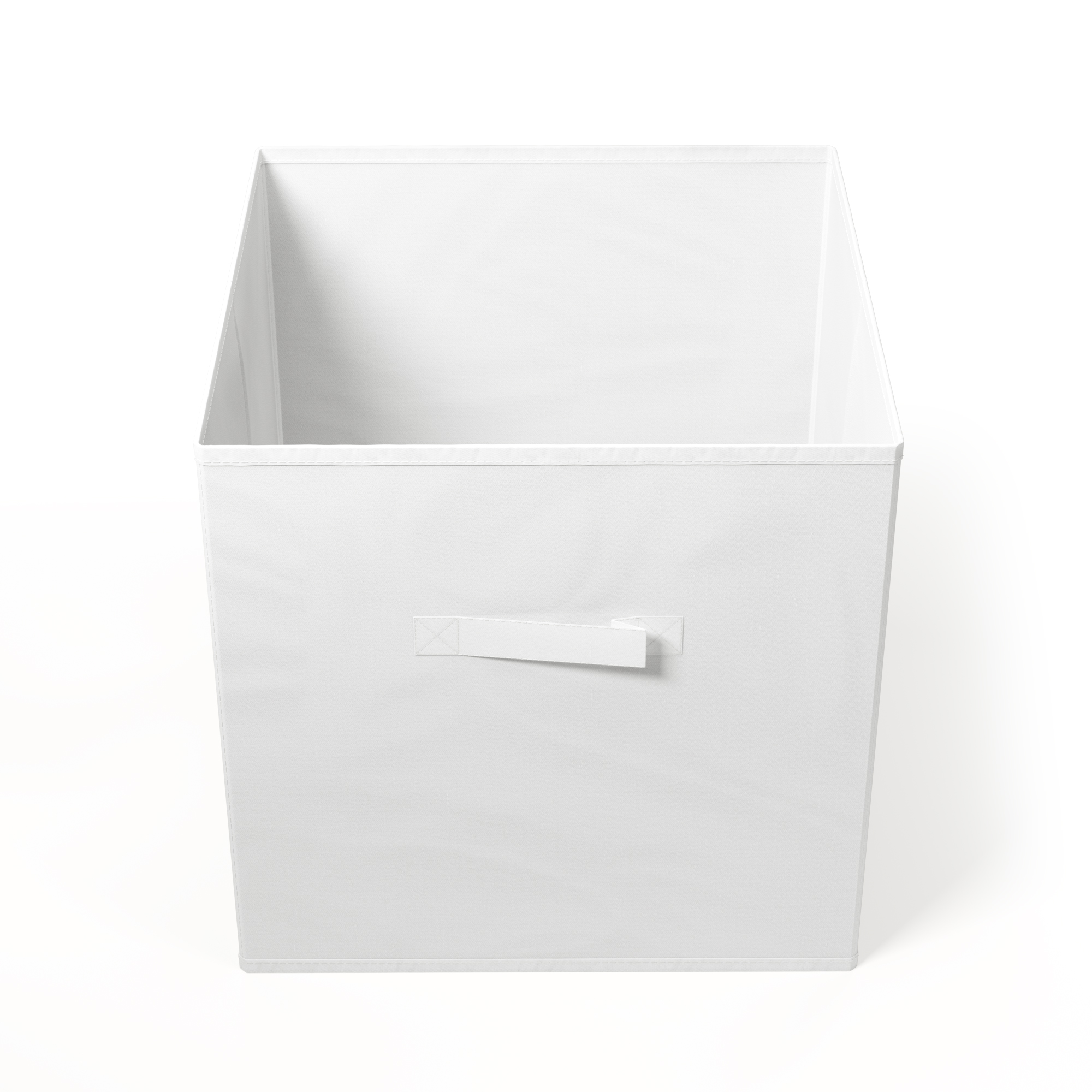 Aufbewahrungsbox 33 x 33 cm 2er Set weiss