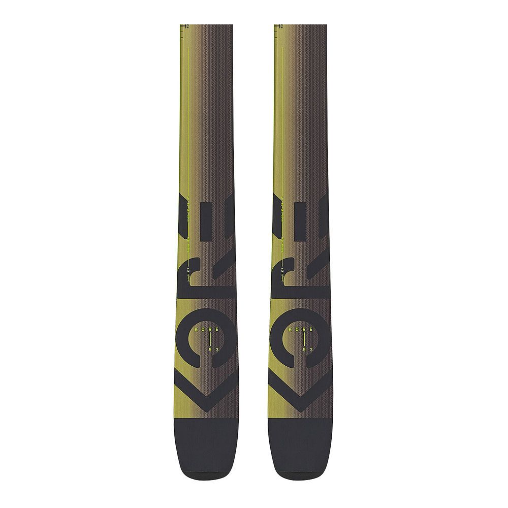 Head KORE 93 - Skis freeride Homme black/yellow