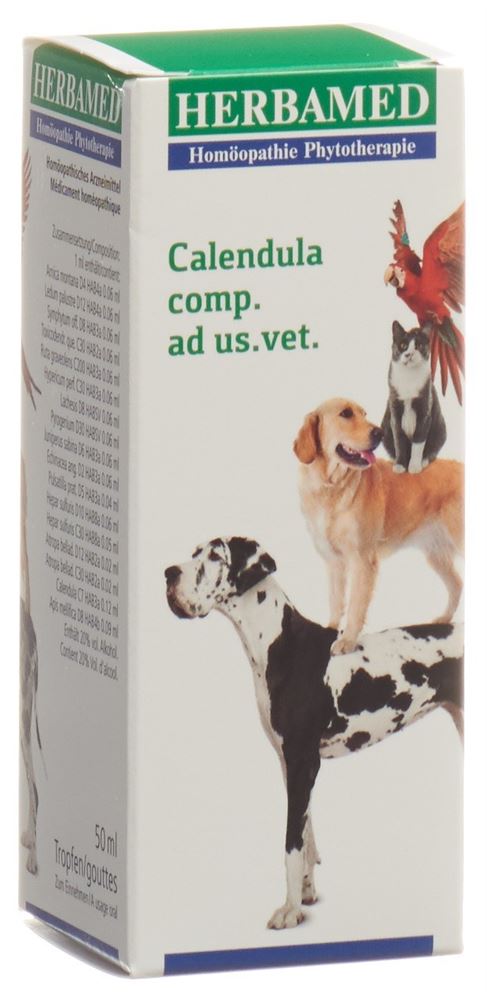 HERBAMED Calendula comp Tropfen ad us vet 50 ml