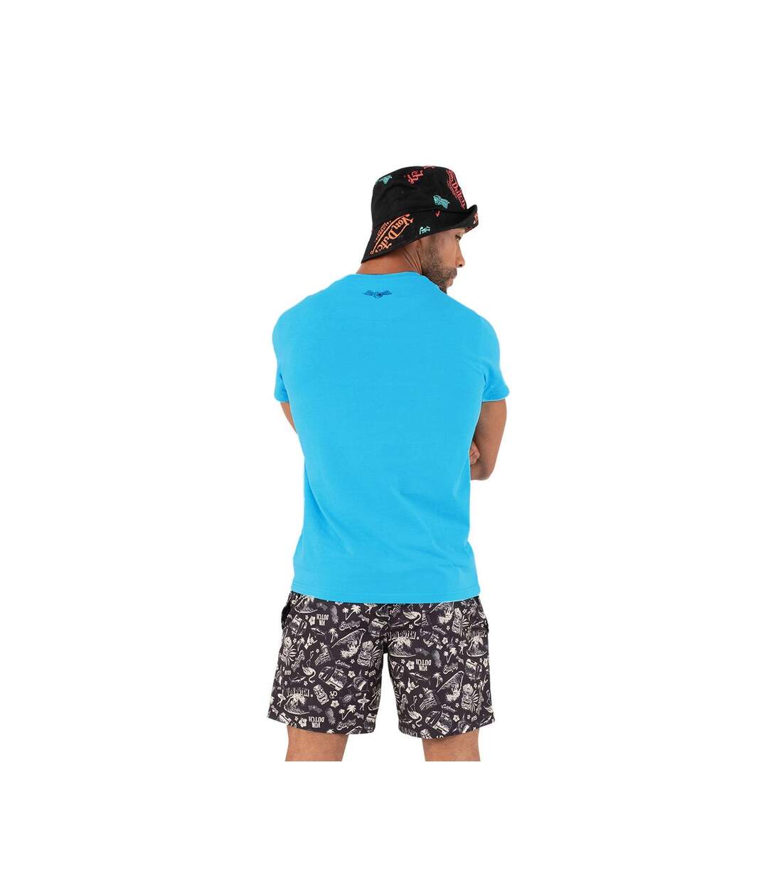 T-shirt col rond homme en coton Front