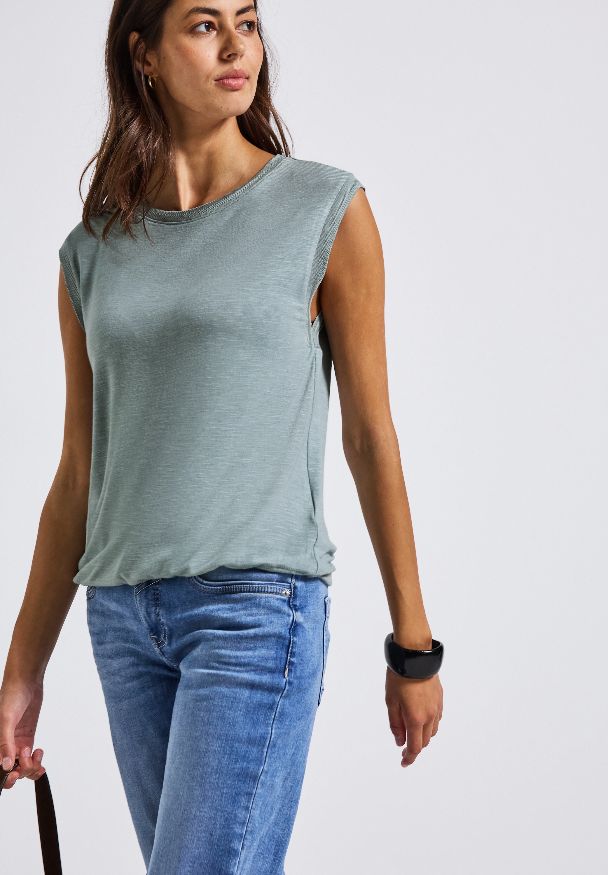 STREET ONE Shirttop , mit Dekotapes