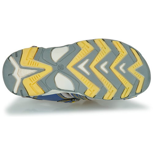 Kickers - KAWA - Bleu / Jaune