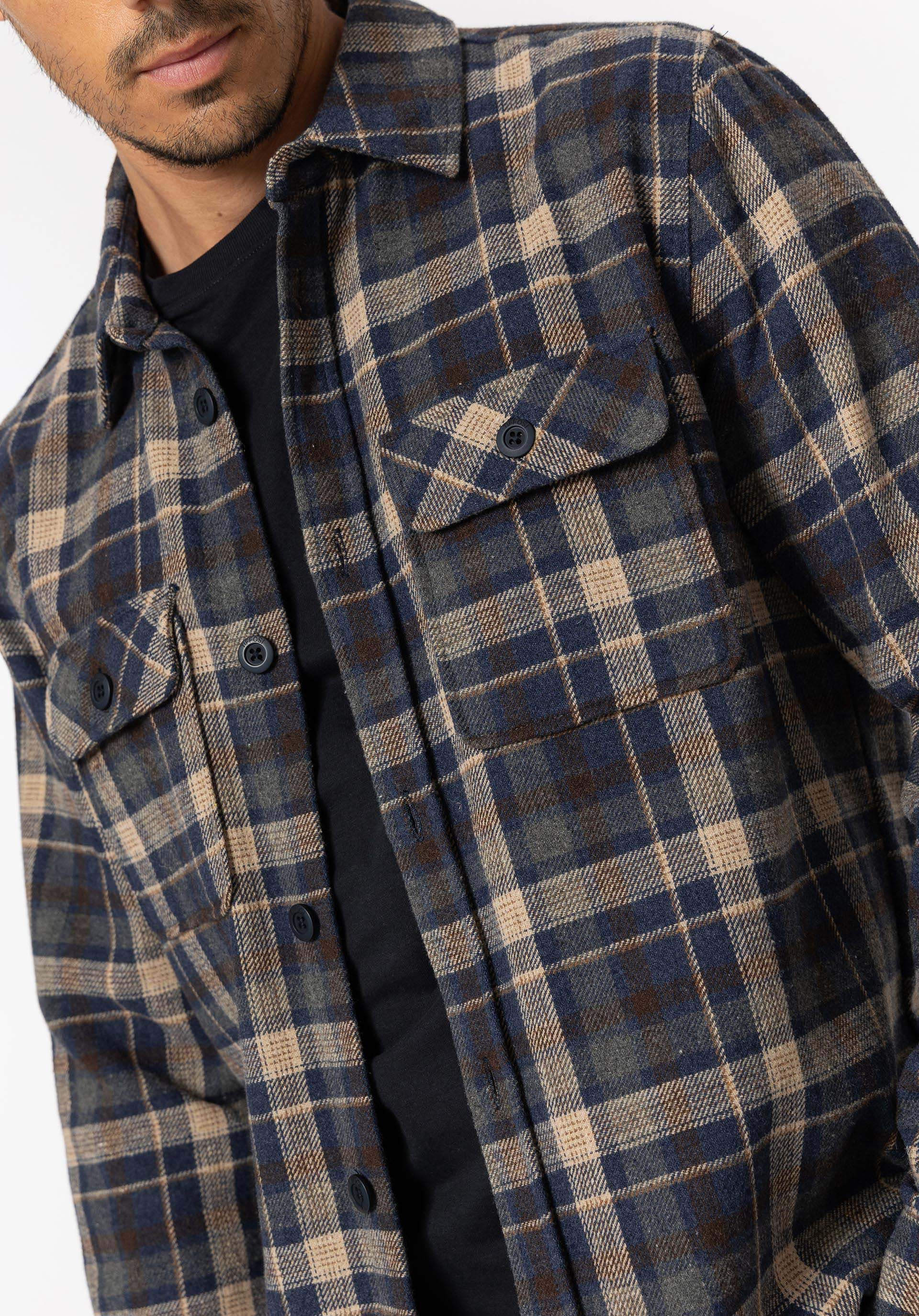 Camisa Overshirt Flanela Xadrez