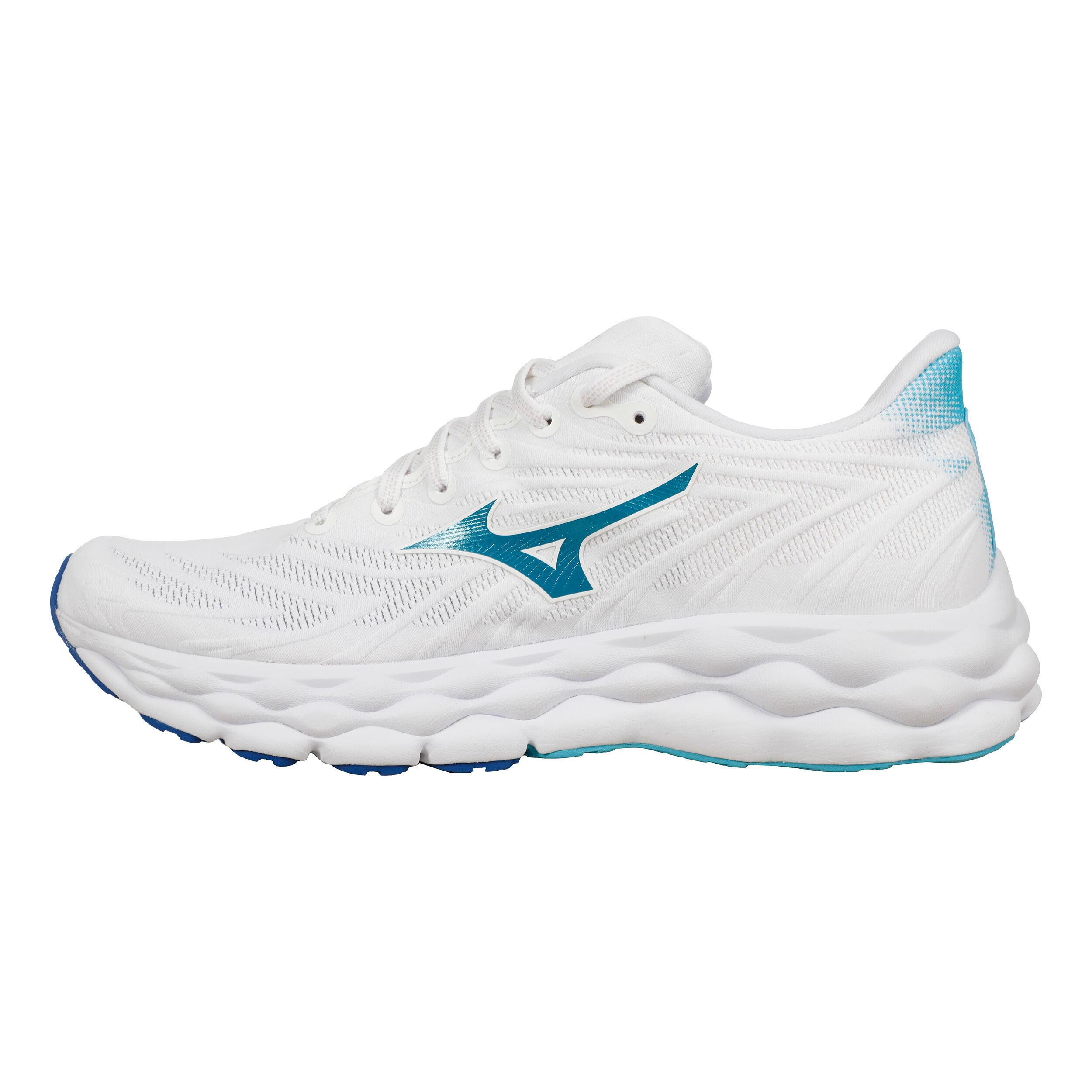 Mizuno Wave Sky 8 Chaussure De Running Sans Stabilisateurs Femmes - Blanc , Turquoise