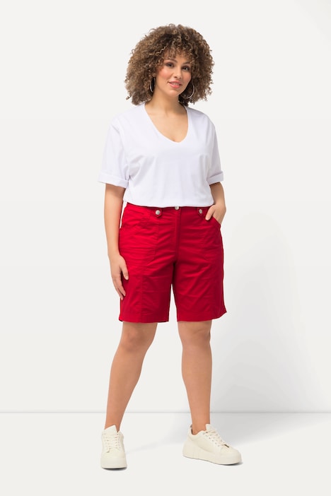 Cargo-Bermuda, Komfortbund, 4-Pocket-Schnitt