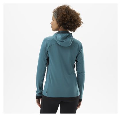 Polaire Femme Millet Seneca Hybrid Hoodie Bleu