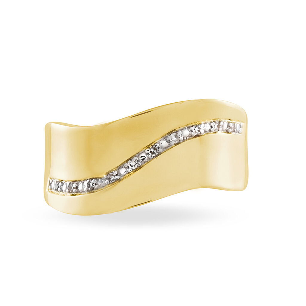 Bague Tiphanie Or Bicolore Diamant