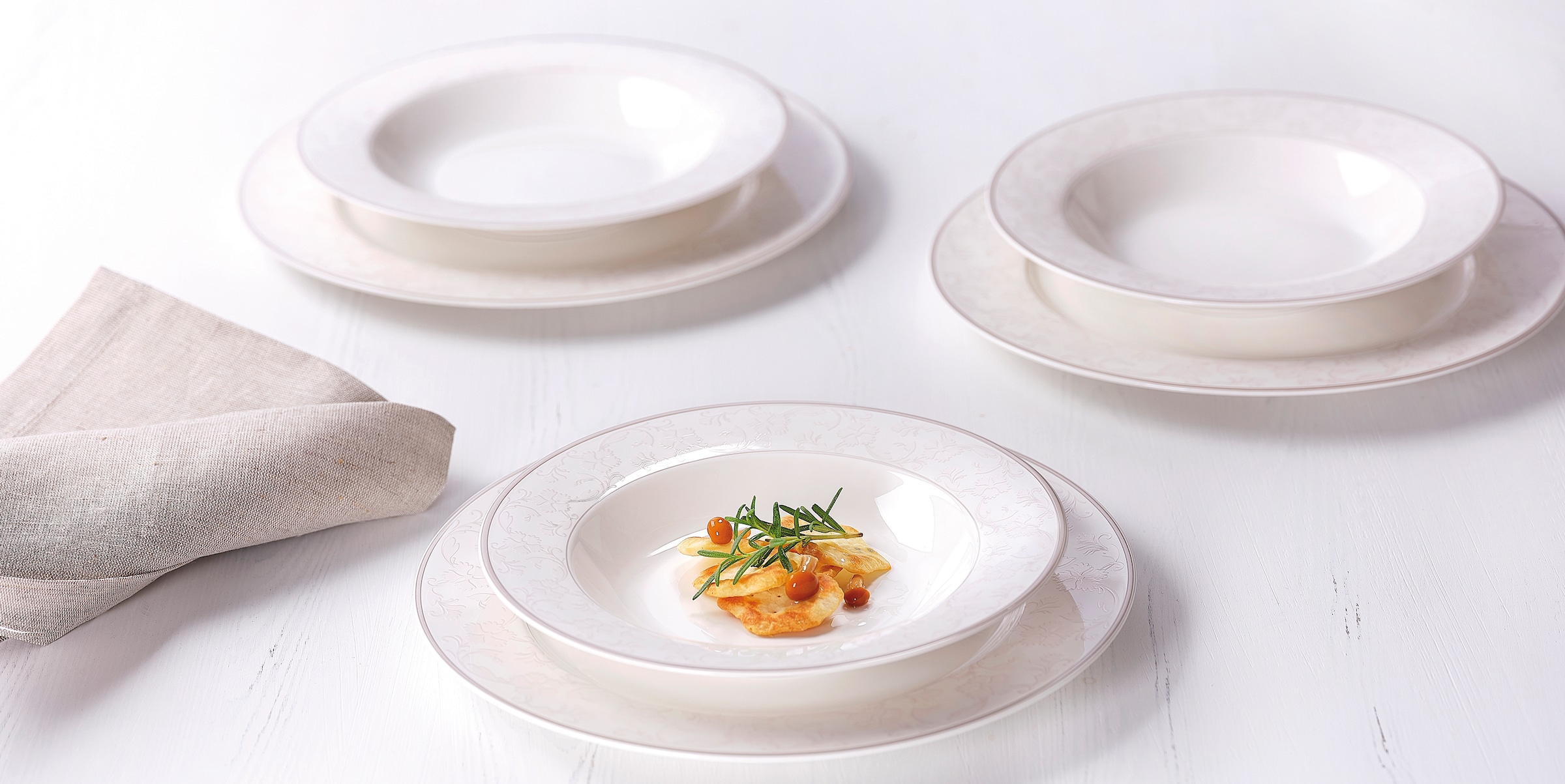 Ritzenhoff & Breker Tafelservice »Teller Set, Geschirr-Set ISABELLA« extravagantes Design, 12 Teile, für 6 Personen