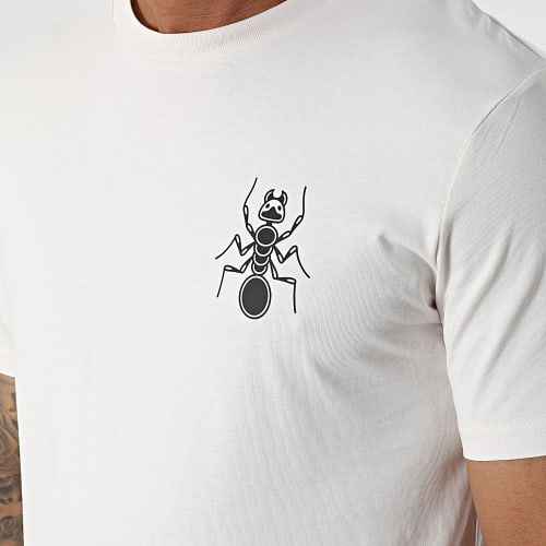 Tee Shirt Original Spirit Beige Noir