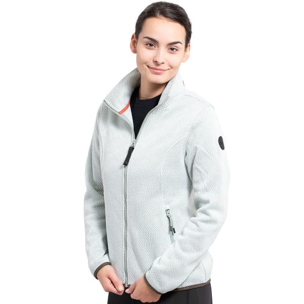 Veste polaire randonnée ICEPEAK AIKES MIDLAYER JACKET W VERT DE FEUILLE