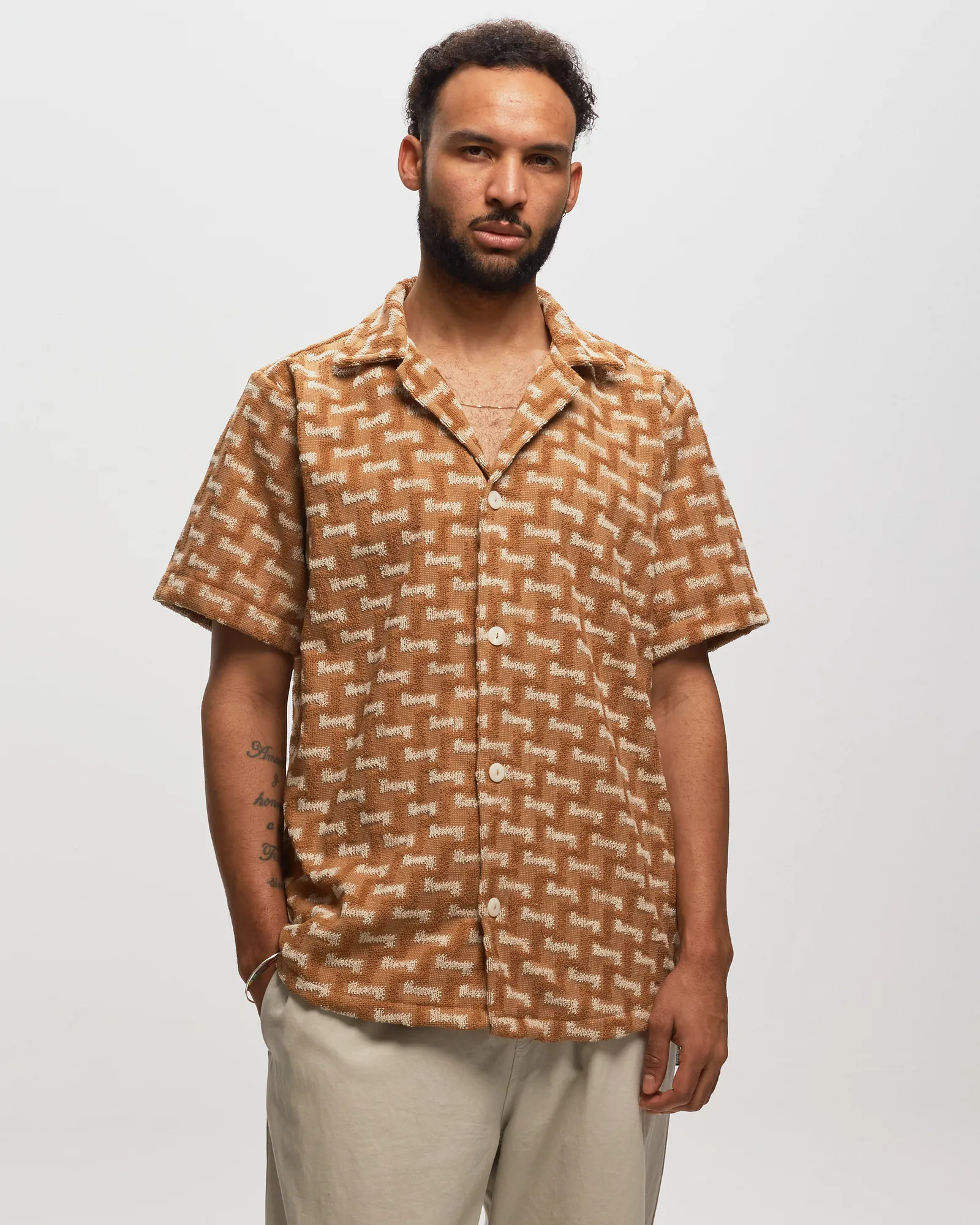 OAS Camel Layer Zig Cuba Terry Shirt
