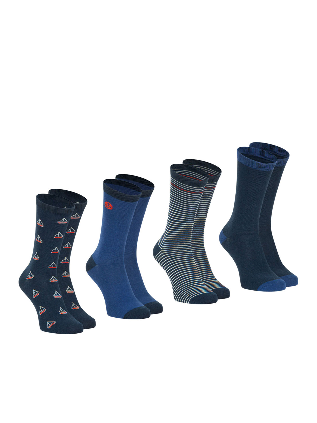 Lot 4 paires de mi-chaussettes Ecopack