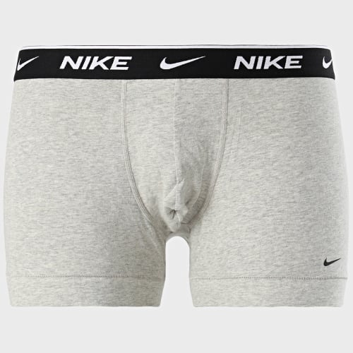 Lot De 3 Boxers Everyday Cotton Stretch KE1008 Noir Gris Chiné Blanc