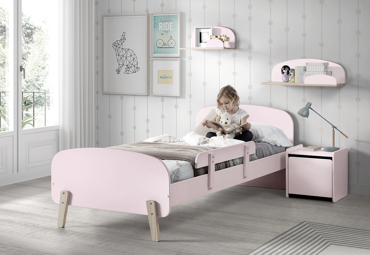 Absturzschutz KIDDY für Einzelbett - rosa