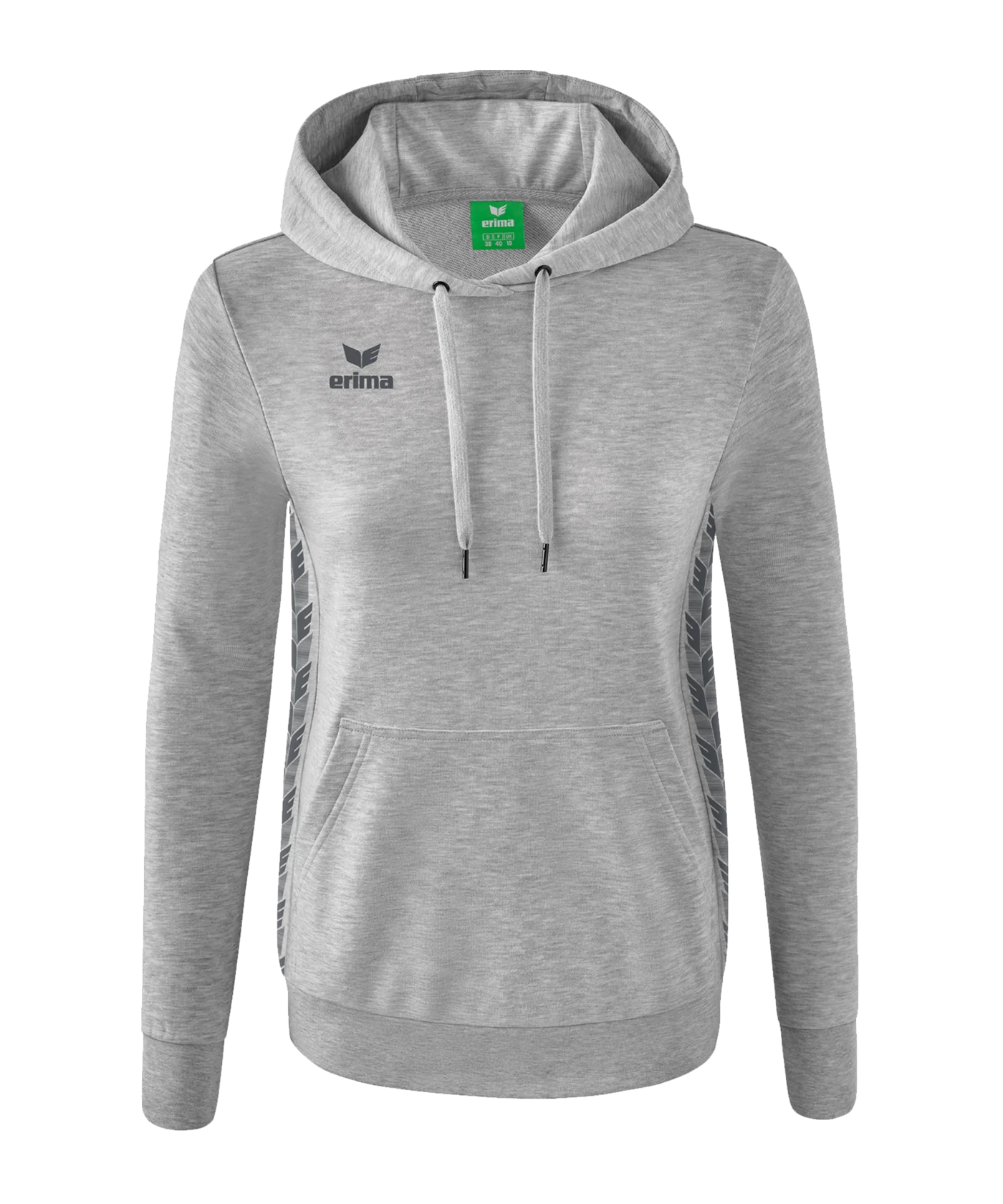 Erima Team Essential Hoody Damen Hellgrau