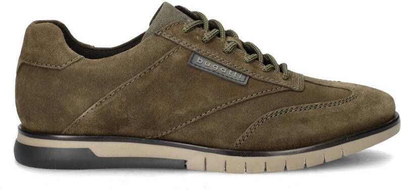 Bugatti Delron suède sneakers groen