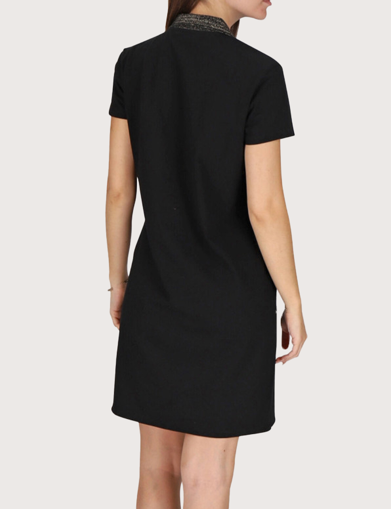 LES TROPEZIENNES PAR M.BELARBI HUTTES ROBE POLO NOIR