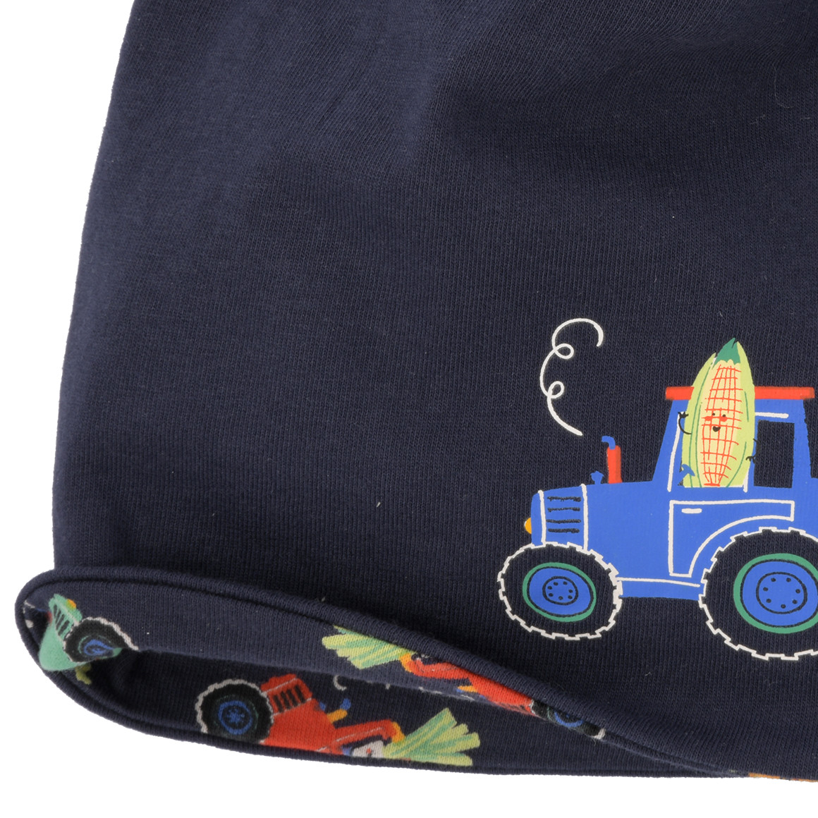 Topolino Jungen Mütze zum Wenden dunkelblau