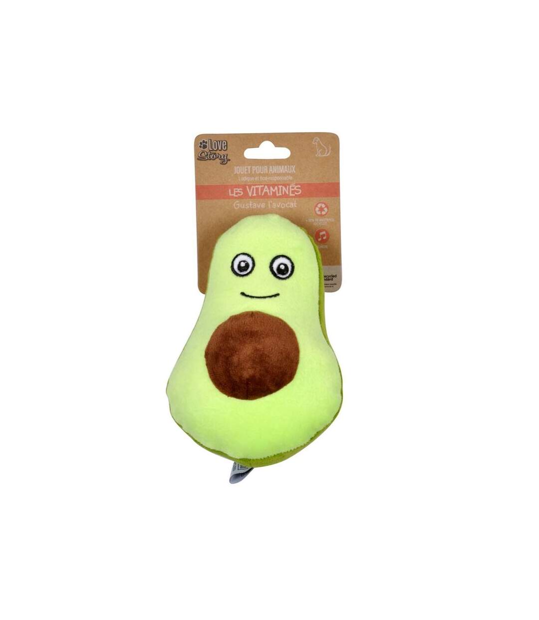 Paris Prix - Peluche Pour Chien avocat 17cm Vert