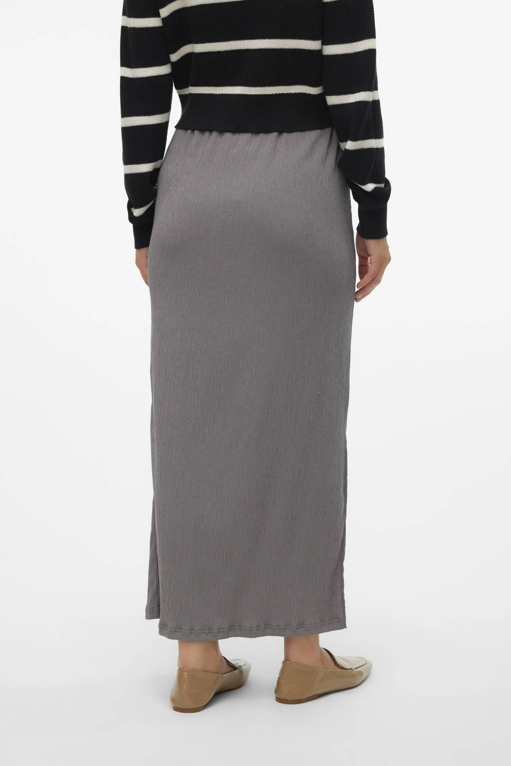 MAMALICIOUS maxi zwangerschapsrok grijs
