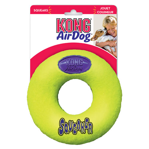 Brinquedo Kong Air Dog Squeaker Donut para Cães