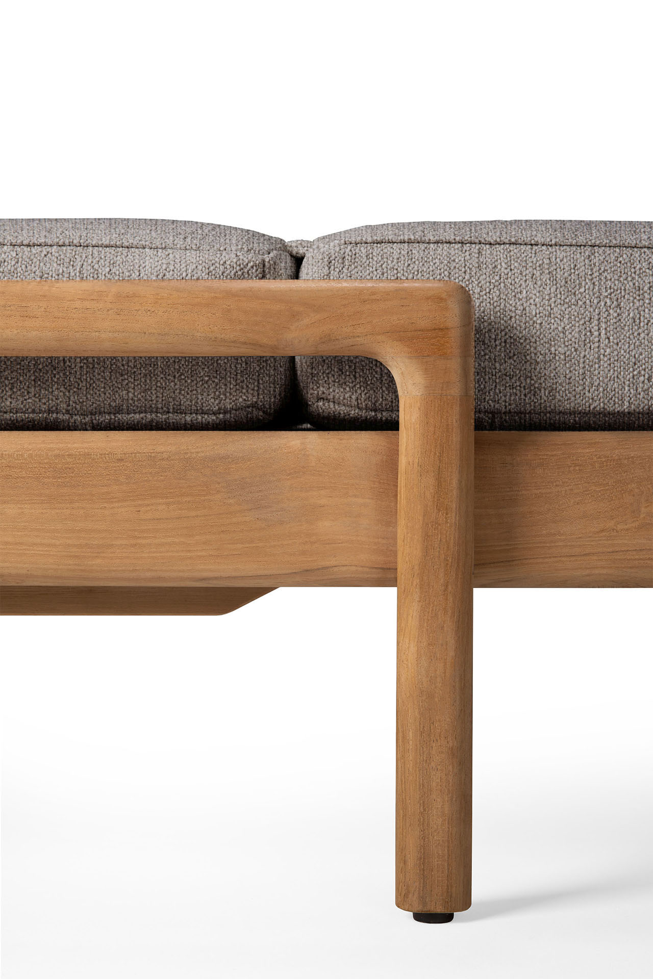 Teak Jack lounge chair - outdoor - dik kussen mocha