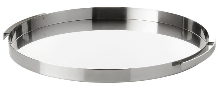 Stelton Arne Jacobsen serveringsbakke Ø 33,5 cm steel Steel