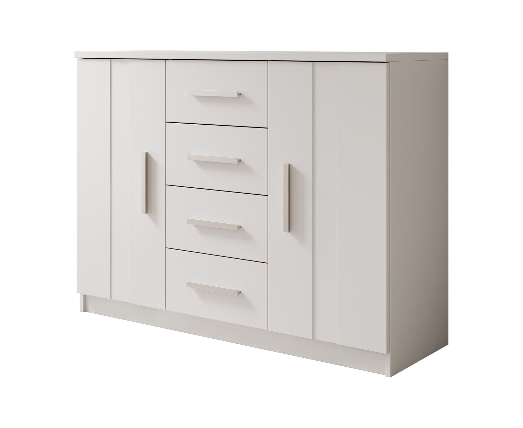 Ladekast Blake - Wit - 120x40x90 cm