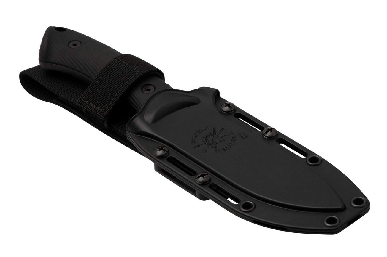 Spartan Blades Harsey Nessmuk Black SBSL005 outdoormes, Bill Harsey design