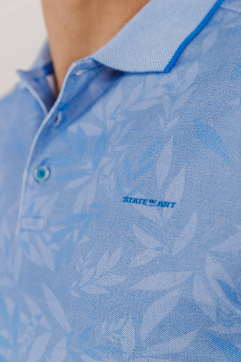State of Art blauwe heren polo