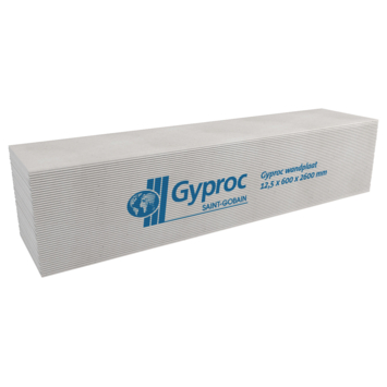 Gyproc gipsplaat AK 260x60cm 12,5mm
