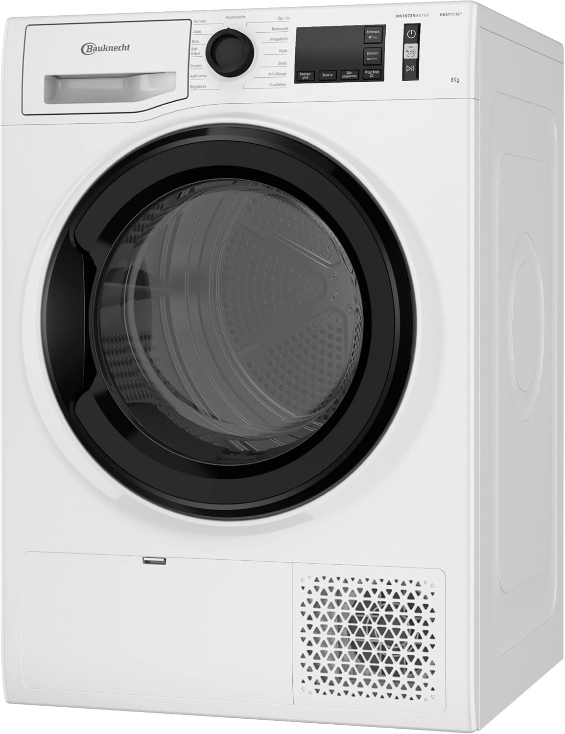 Bauknecht T Advance M11 83 N Wärmepumpentrockner /8kg /EEK A+++ /ActiveCare-Technologie/EasyCleaning-Filter/Auffrischen-Programm/Baby-Programm/Anti-Allergie-Programm/Kuscheltier Programm