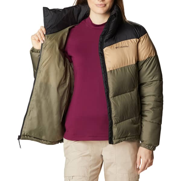 Doudoune COLUMBIA PUFFECT COLOR BLOCKED JKT W STONE GREEN BE