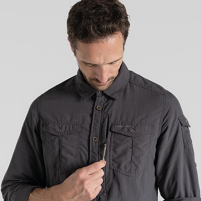 CRAGHOPPERS - CHEMISE NOSILFE ADVENTURE LS M