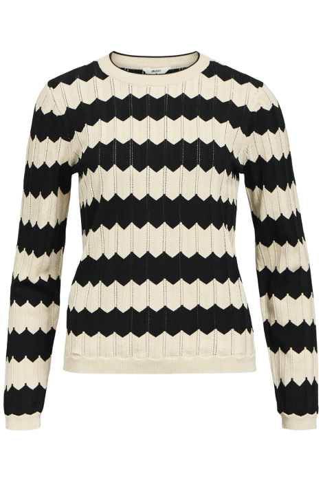 Object beige dames trui