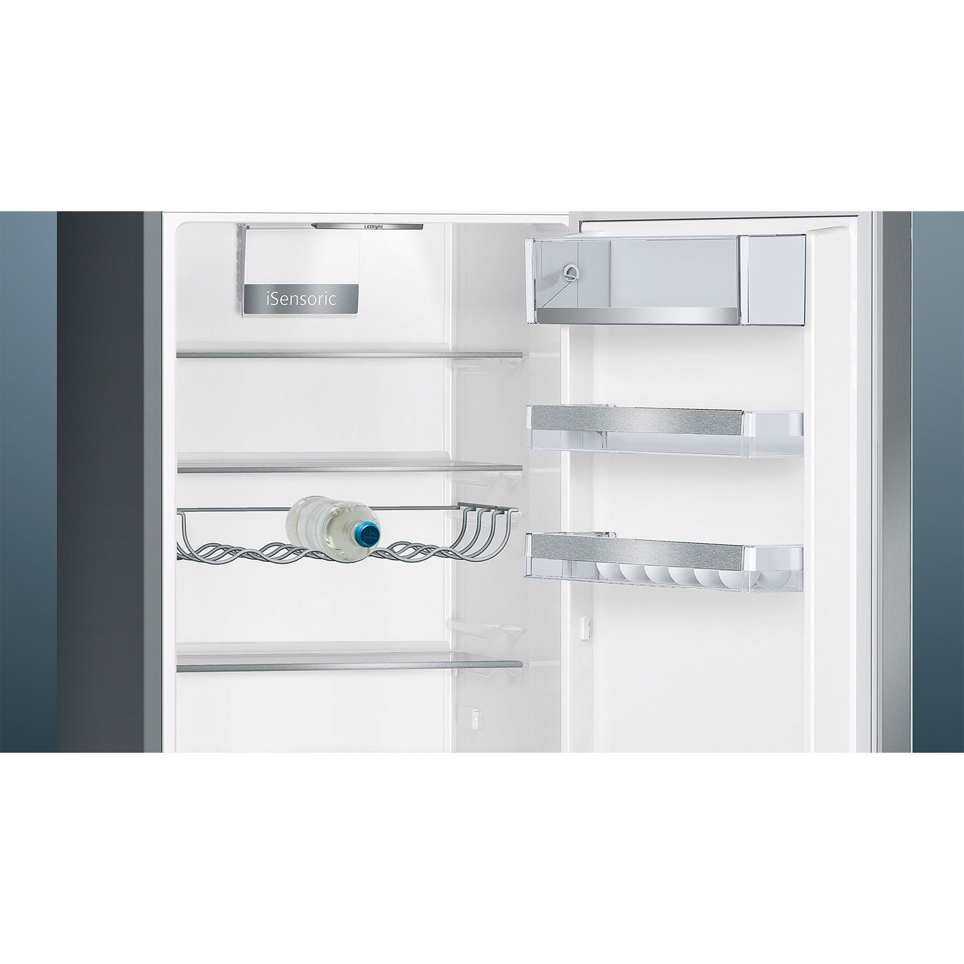SIEMENS Kühl-Gefrierkombination KG39E8IBA - Edelstahl - B
