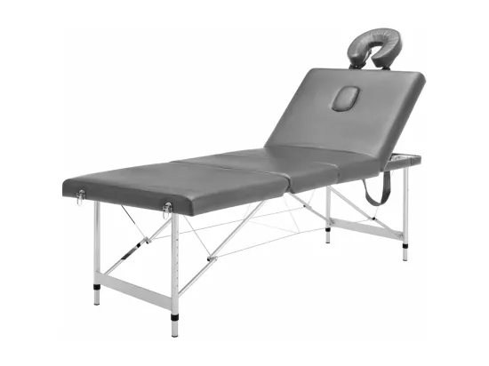 Table de massage 4 argenté 186 x 68 x 59 cm 02_0001799