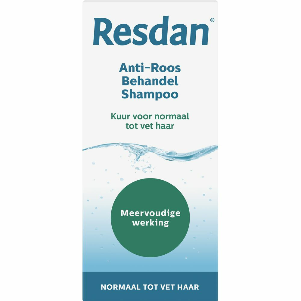 Resdan Anti-Roos Shampoo Normaal tot Vet Haar125 ml