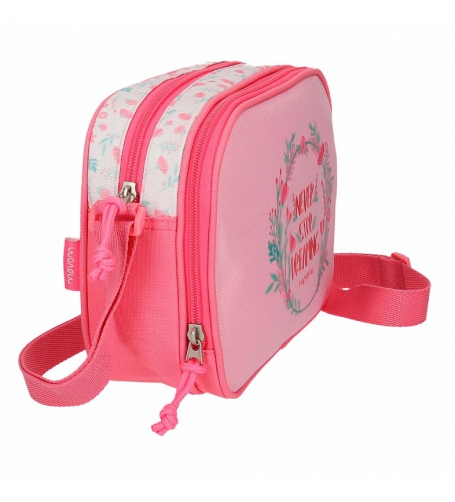 Bolsa de ombro Movom Never Stop - 23x17x8cm - Rosa