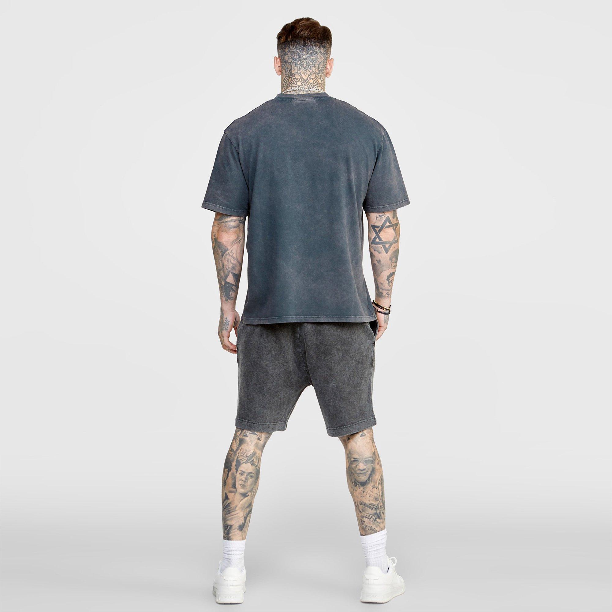 SikSilk SS Logo Shorts Mens
