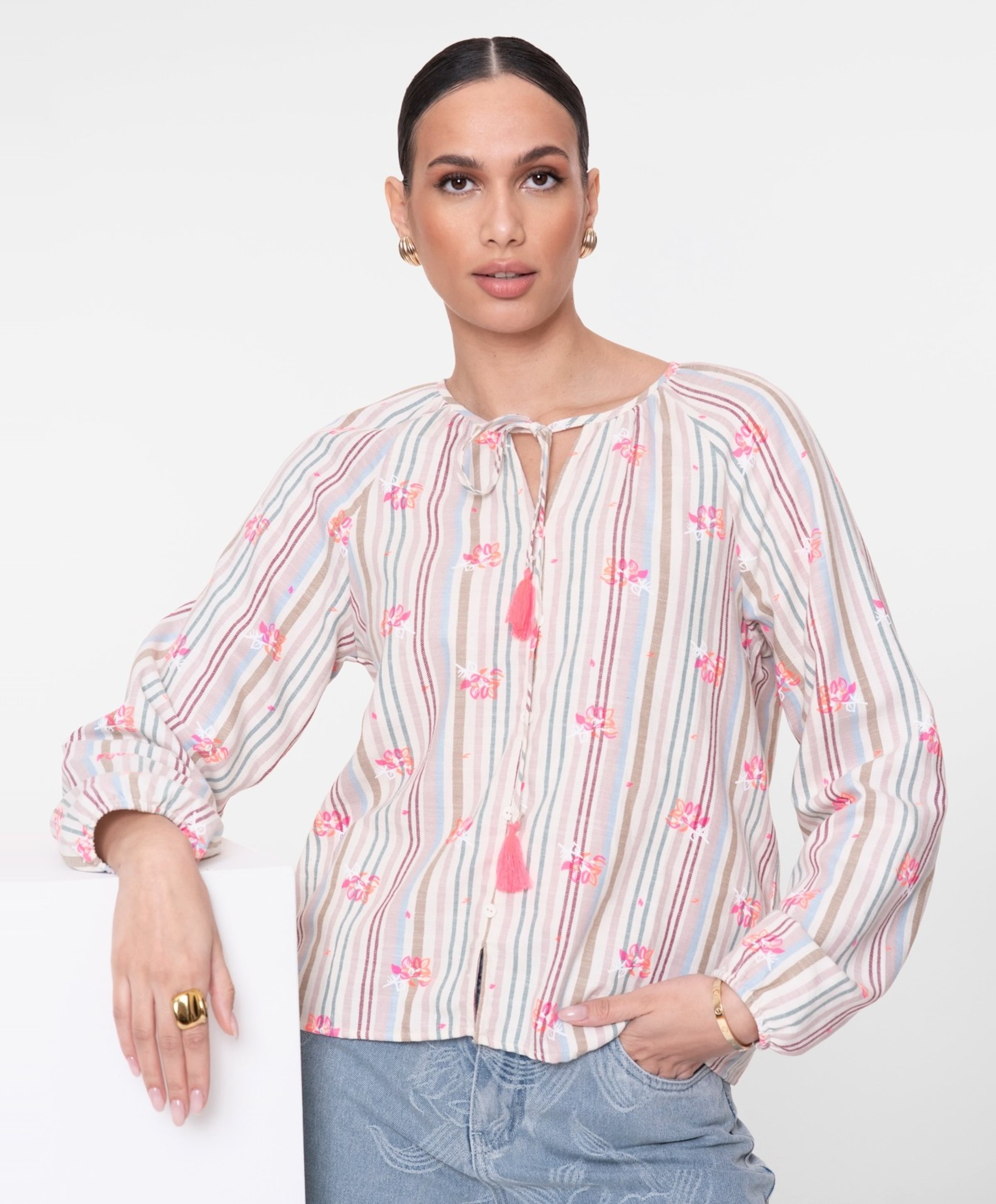 Geisha Dames blouse ecru