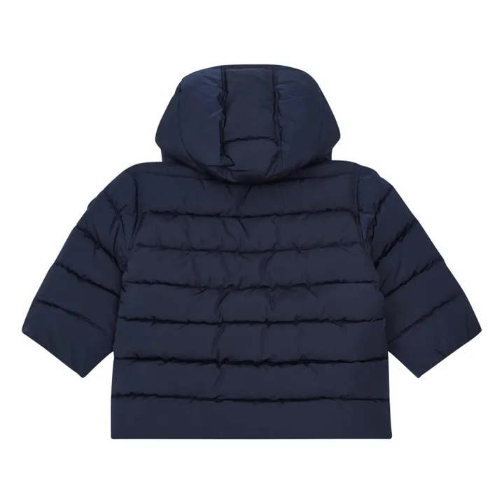 Petit Bateau Doudoune Doublée Polaire à Capuche | Bleu marine