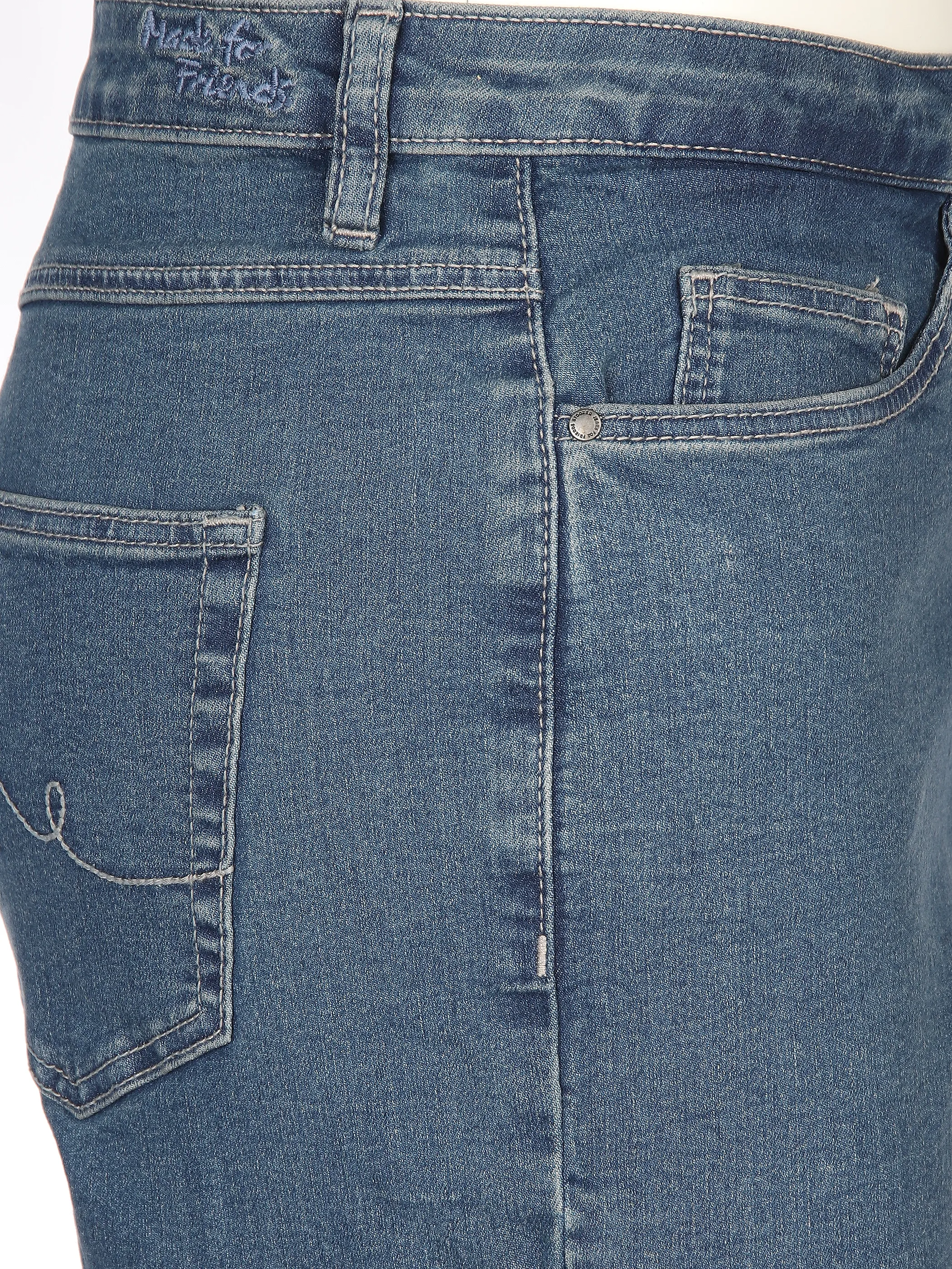 Damen Jeanshose im Tapered Fit