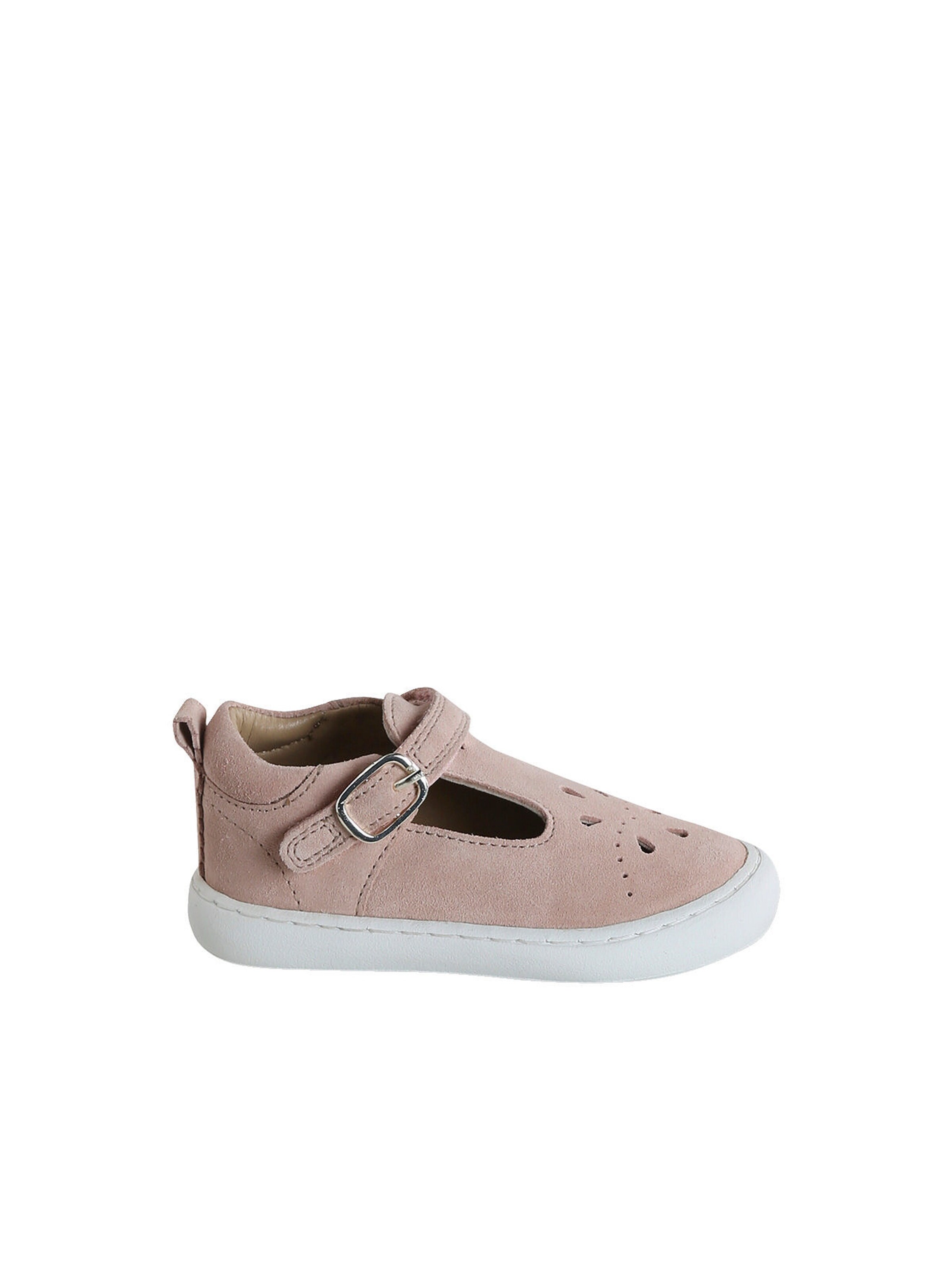 Vertbaudet Baby Spangenschuhe aus Leder pudrig rosa